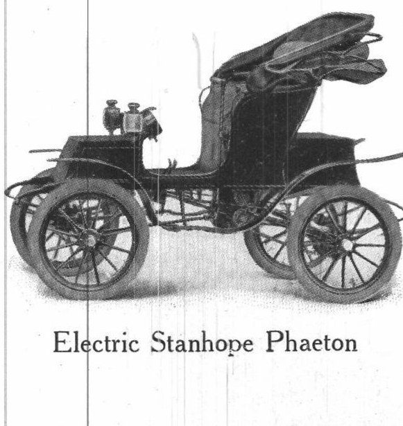 Electric Stanhope Phaeton. Automobile