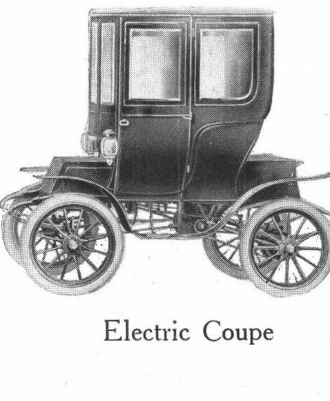 Electric Coupe. Automobile