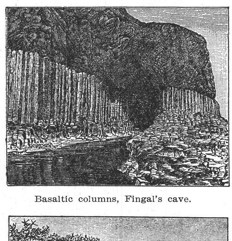 Basaltic columns, Fingal's cave. Basalt