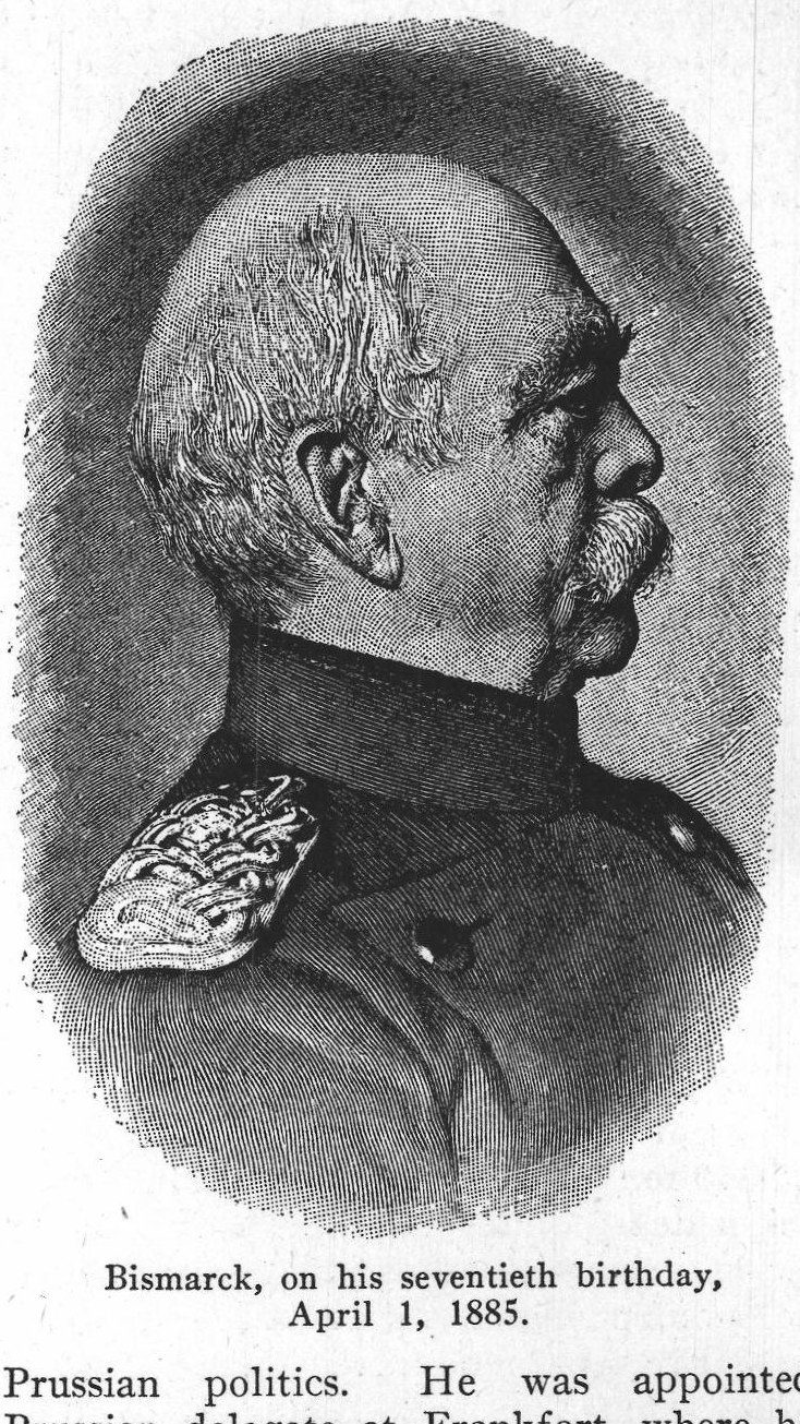Bismarck, on his seventieth birthday, 1885