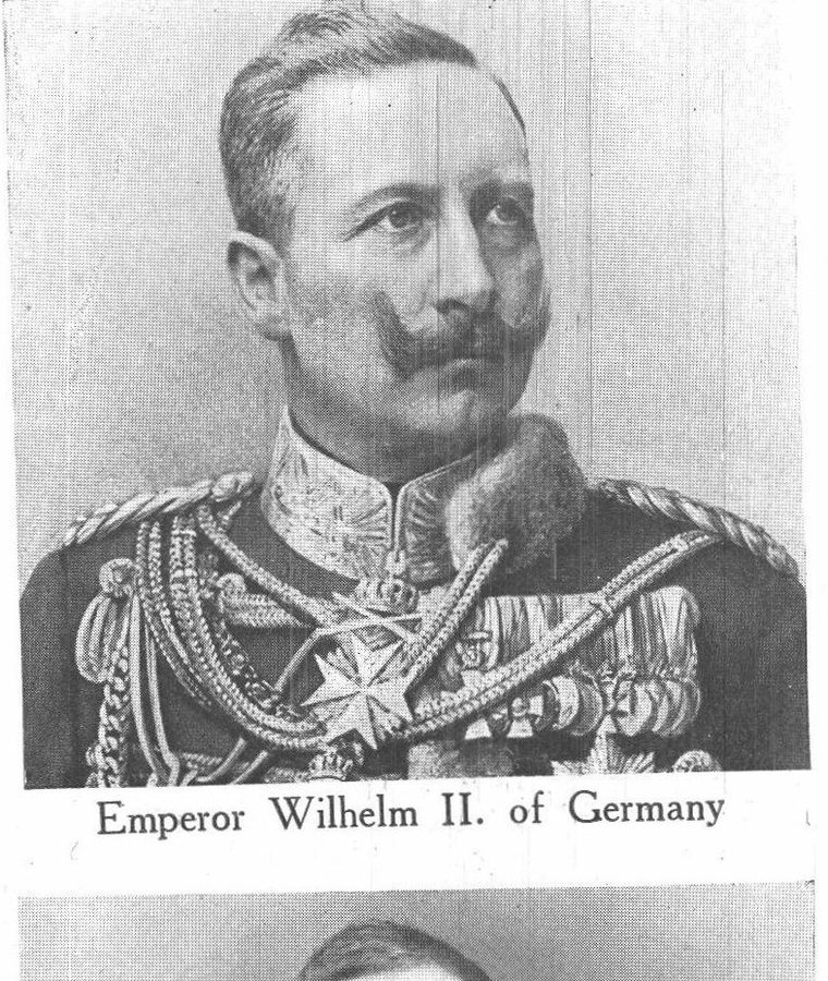 Emperor Wilhelm II of Germany. Europe rulers