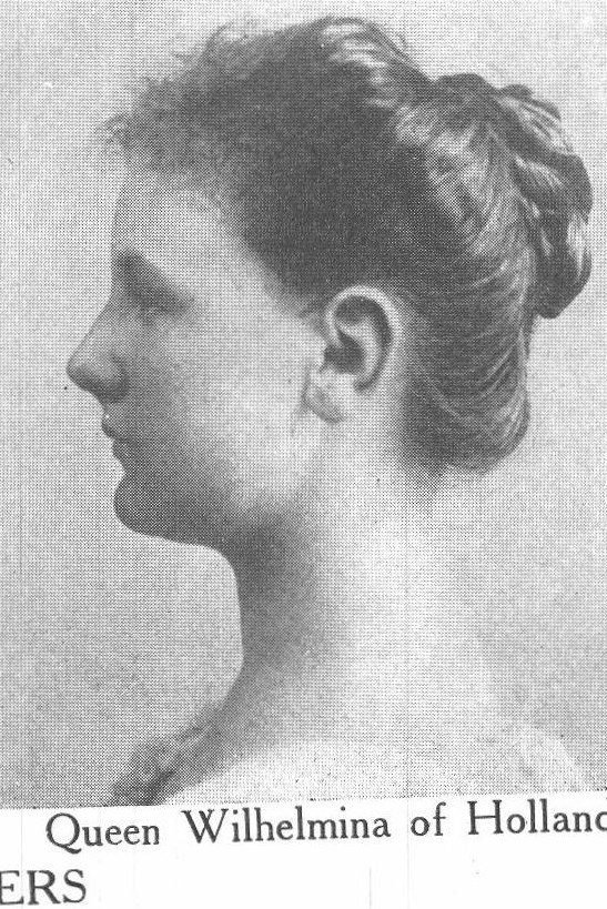Queen Wilhelmina of Holland. Europe rulers