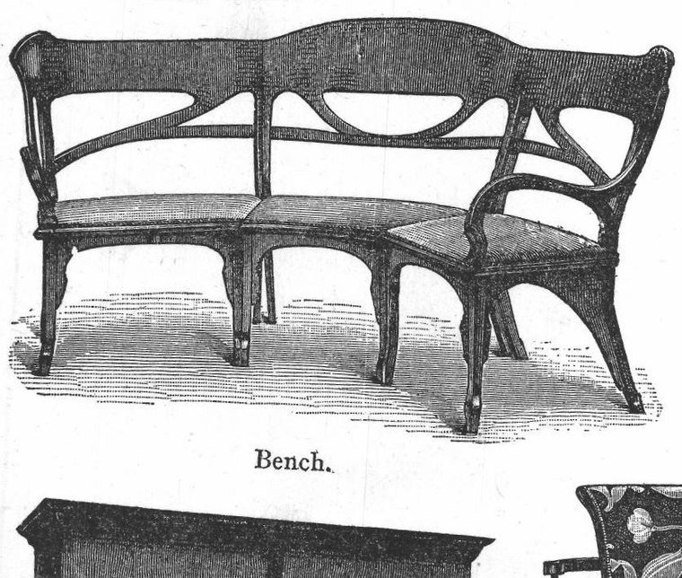 Bench. Furniture