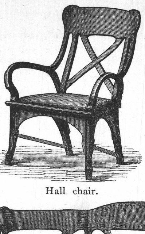 Hall chair. Furniture