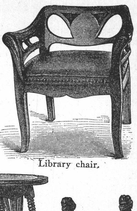 Library chair. Furniture
