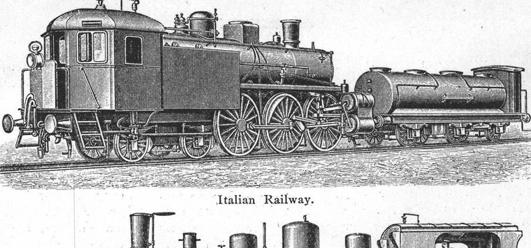 Italian Railway. Locomotives