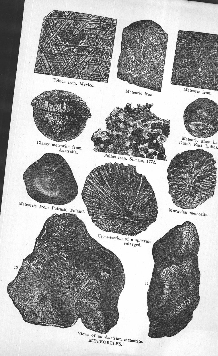 Views of an Austrian meteorite. Meteorites