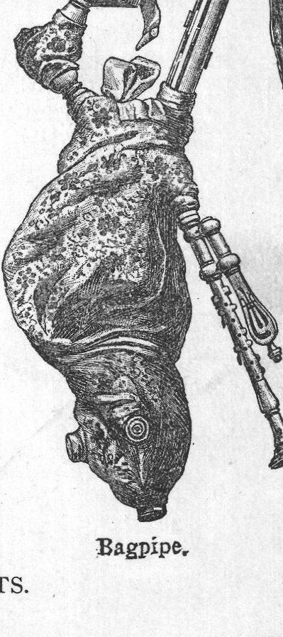 Bagpipe. Musical instruments