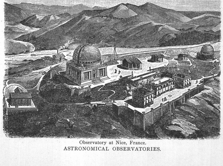 Observatory at Nice, France. Astronomical observatories