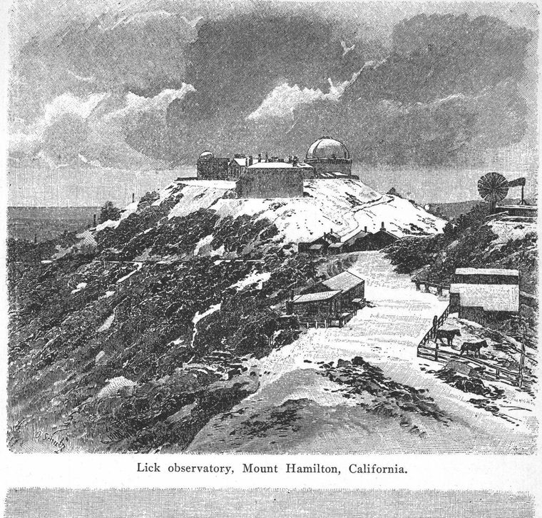 Lick observatory, Mount Hamilton, California. Astronomical observatories
