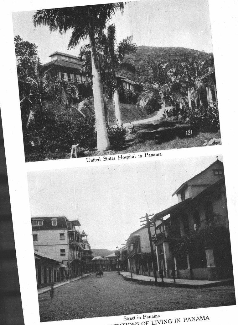 Street in Panama. Conditions of living in Panama