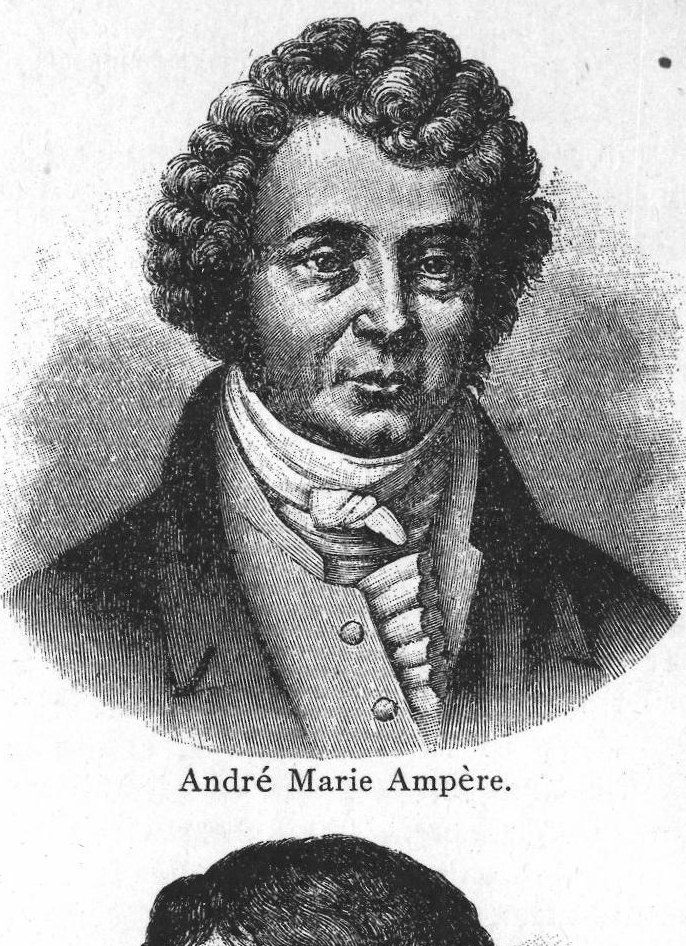Andre Marie Ampere. Noted scientists in physics