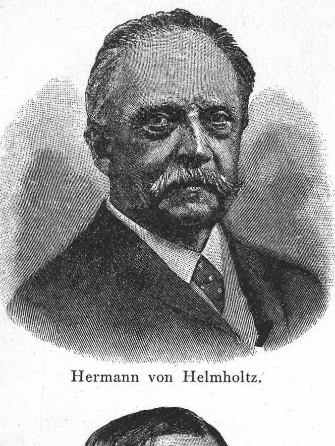 Hermann von Helmholtz. Noted scientists in physics