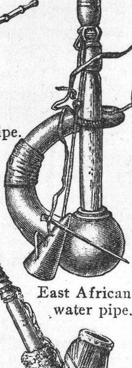 East African water pipe. Pipe