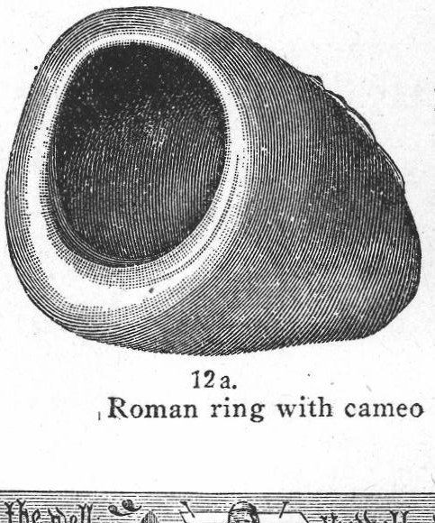 Roman ring with cameo. Ring