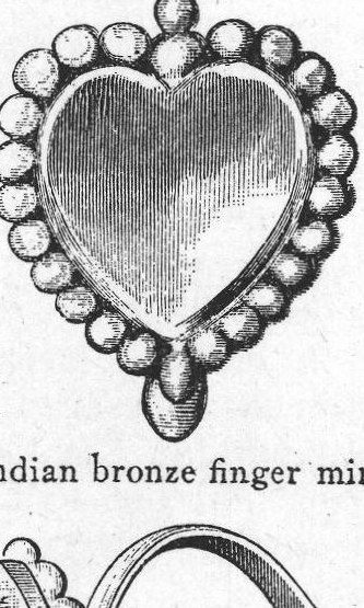 Indian bronze finger ring. Ring