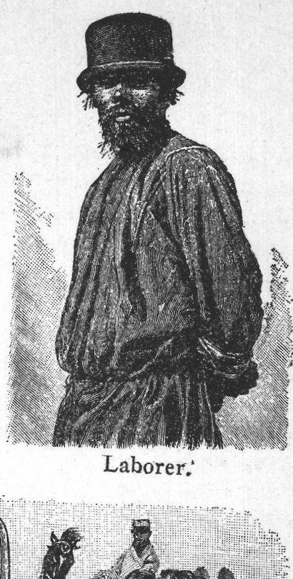 Russian laborer. Russian civilization