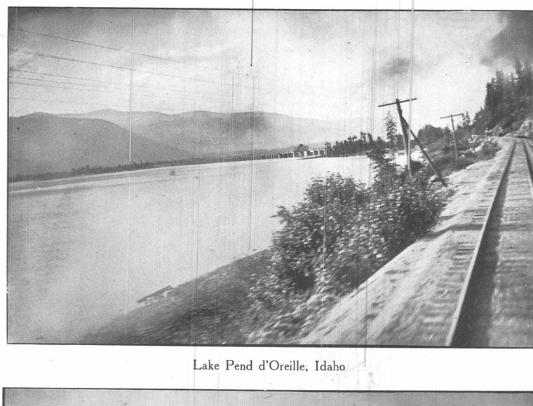 Lake Pend d'Oreille, Idaho. Western scenes