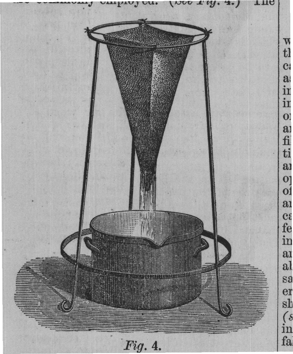 false bottom, B, and cover it with a piece of
