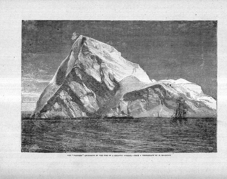 An iceberg at sea