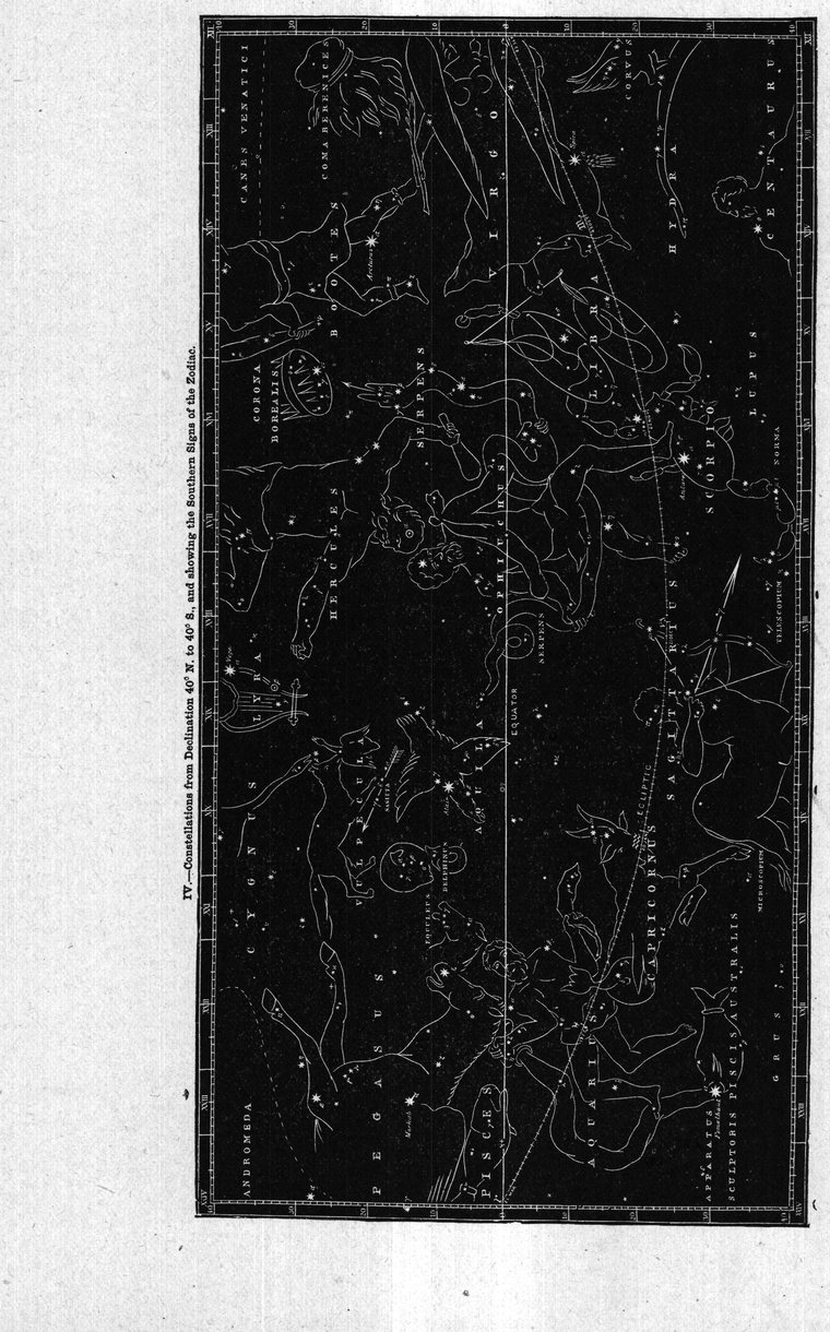 Constellations from declination 40° N to 40° S — second half