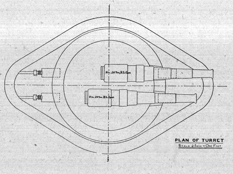 Plan of turret